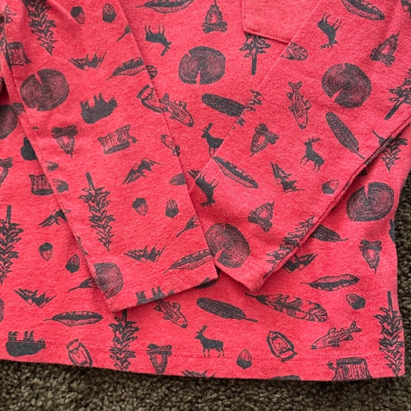 Little Boys Long Sleeve Shirt Bundle - Striped Green, White, Red, Beige - Picture 5 of 12